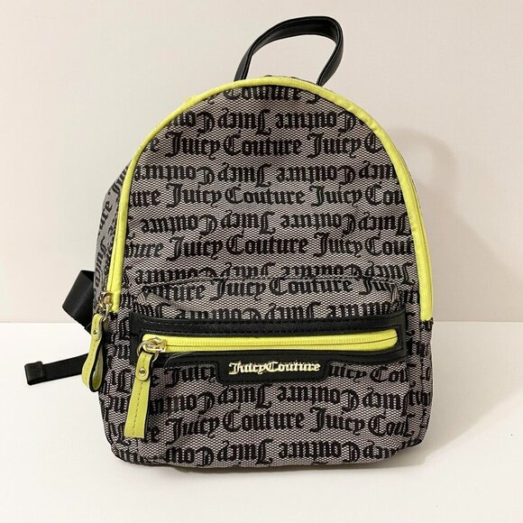 Juicy Couture Gothic Logo Backpack Flaws - Picture 1 of 16